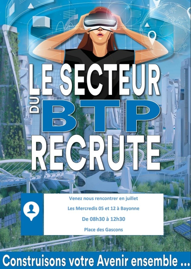 Le Secteur Du BTP Recrute Plateforme Emploi Pays Basque