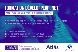 Formation conventionnée - POEC Développeur .net
