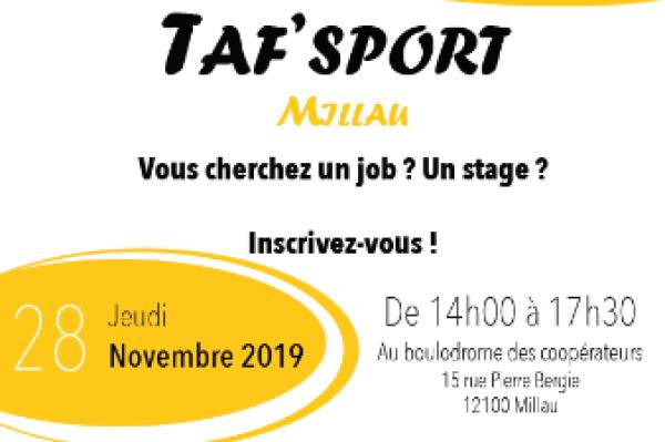 TAF SPORT à Millau le 28/11