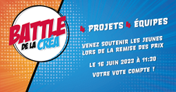 Remise de prix de la "BATTLE CREA"