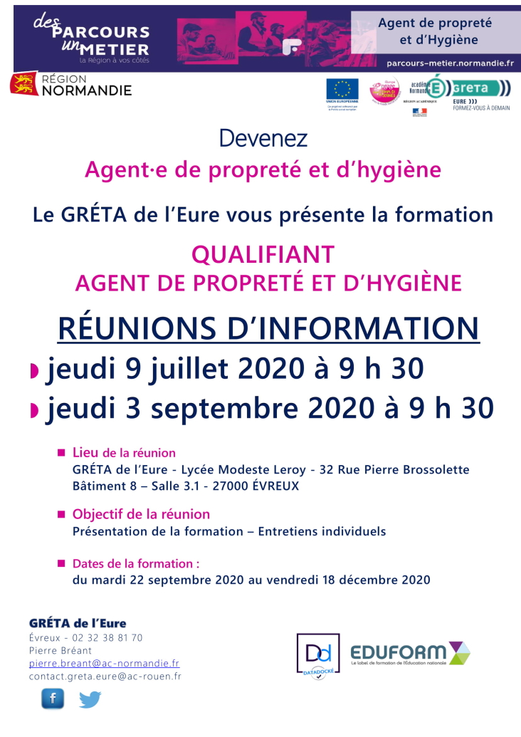Cap Agent De Propreté Et D'hygiène Greta