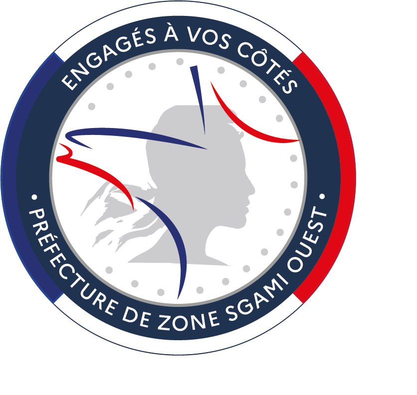 Logo Préfecture de zone SGAMI Ouest