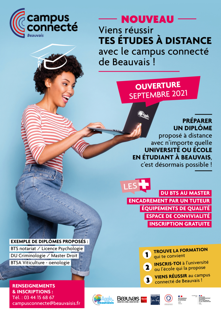 affiche ouverture campus connecté