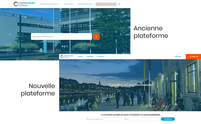 Caen Normandie Emploi, avant le 13 mai 2020