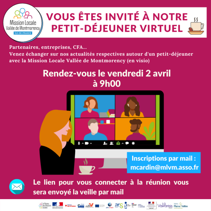 Petit Dejeuner Virtuel Le Vendredi 2 Avril 21 A 9h Val Parisis
